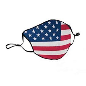BSafe Face Mask Covering American Flag w/3 Filters